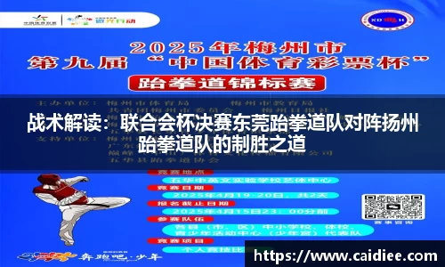 战术解读：联合会杯决赛东莞跆拳道队对阵扬州跆拳道队的制胜之道